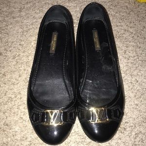 Louis Vuitton Black Patton shoes